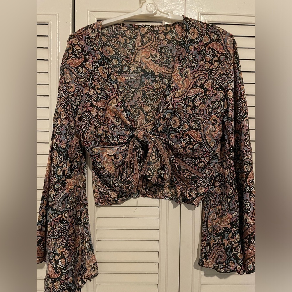 Boho chic shirt & skirt set